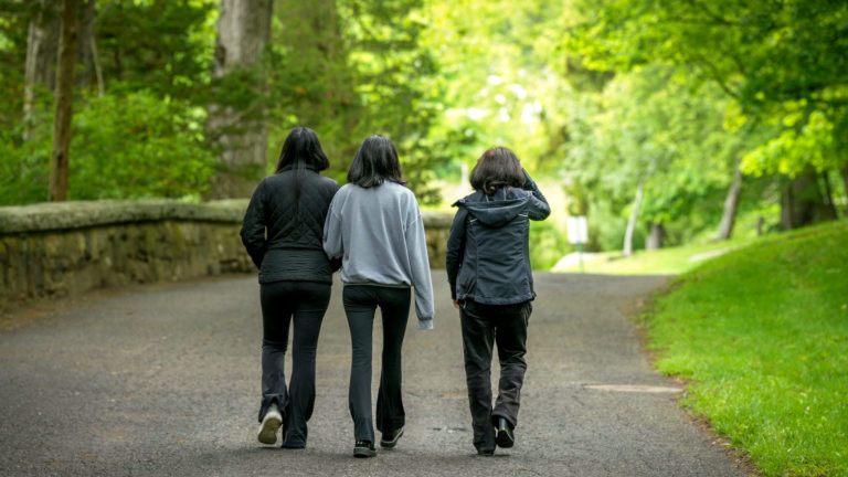 przebywanie wśród zieleni